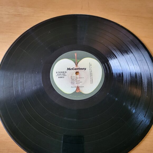 PAUL MCCARTNEY Mccartney LP Vinyl 1970 Apple Records STAO 3363 LP5 - Picture 5 of 10